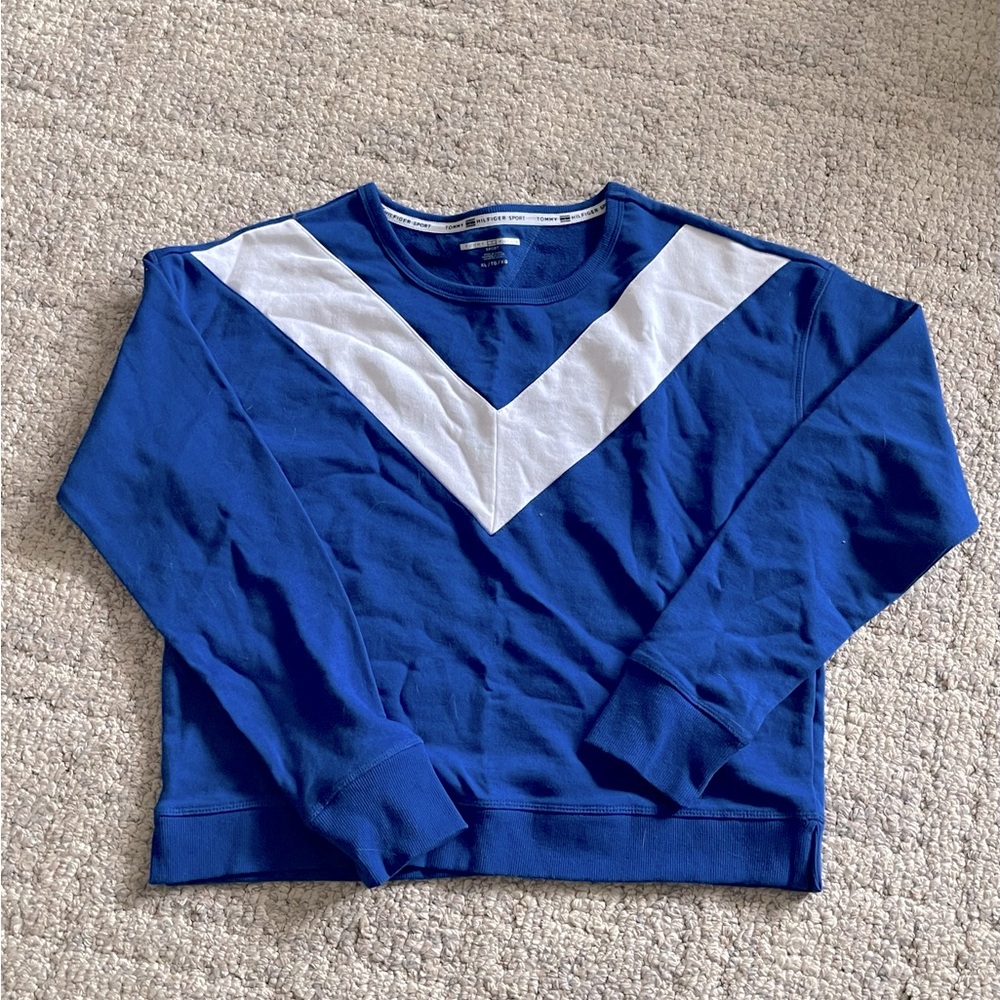 Tommy Hilfiger Sport Cropped Sweatshirt Size XL